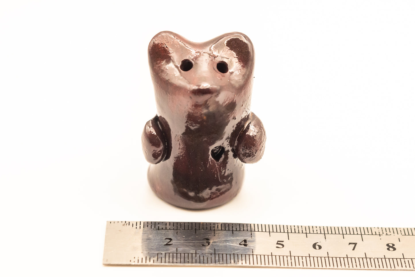 Desk Pet - Tiny Bear-Like Sculpture - Brown