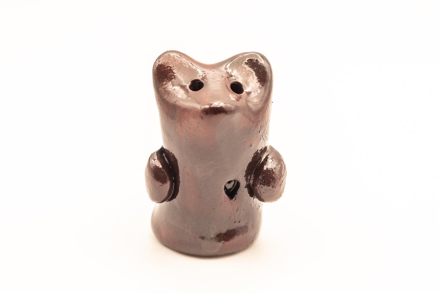 Desk Pet - Tiny Bear-Like Sculpture - Brown